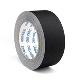 Dura-Bind Gaffer Tape, Premium Black 2 inches x 30 Yards, Matte Fabric Cloth Tape, Safe for Floor & Wall, Leaves No Residue, Pro Blackout Non-Reflective protapes for Painters, Electrical Cords Cable