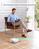 eufy by Anker, RoboVac L70 Hybrid, iPath Laser Navigation, 2-in-1 Vacuum and Mop, Wi-Fi, Real-Time Mapping, 2200Pa Strong Suction, Quiet, for Hardwood Floor to Medium-Pile Carpets