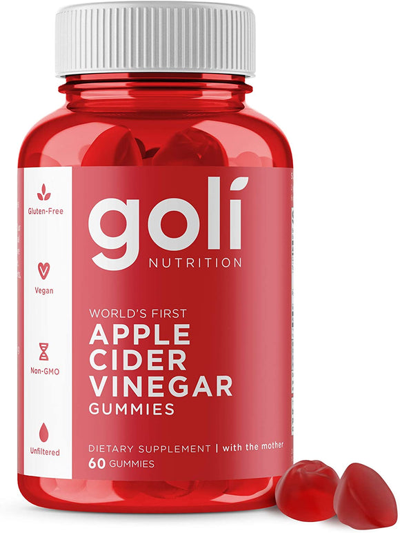 Apple Cider Vinegar Gummy Vitamins by Goli Nutrition - Immunity & Detox - (60 Count)