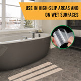 Clear Anti Slip Tape for Stairs - Dura-Bind Grip Tape, Non Slip Tape, Indoor/Outdoor Non Skid Tape, Safety on Steps, as Anti Slip Shower Stickers, Clear Grip Tape for Skateboards, Friction Tape