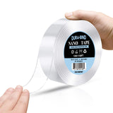 Dura-Bind Clear Double Sided Nano Tape. Heavy Duty, Strong Adhesive Mounting Tape (10 ft.)