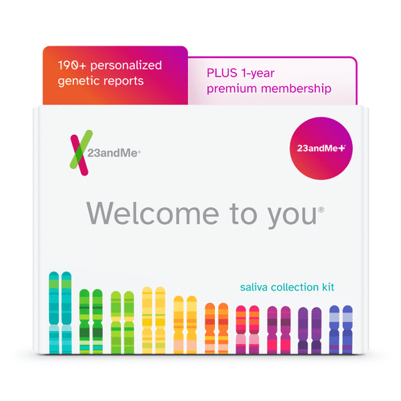 23andMe DNA Test - Health + Ancestry Personal Genetic Service - 75+ Online Reports - Includes At-Home Saliva Collection Kit
