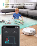 eufy by Anker, RoboVac L70 Hybrid, iPath Laser Navigation, 2-in-1 Vacuum and Mop, Wi-Fi, Real-Time Mapping, 2200Pa Strong Suction, Quiet, for Hardwood Floor to Medium-Pile Carpets