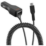 Ventev Dashport r2400c 3A Car Charger with USB-C Cable and 1A USB Port - Gray