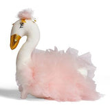 FAO Schwarz Petit Bon Swan 11" Stuffed Animal with Pink Lace Tutu