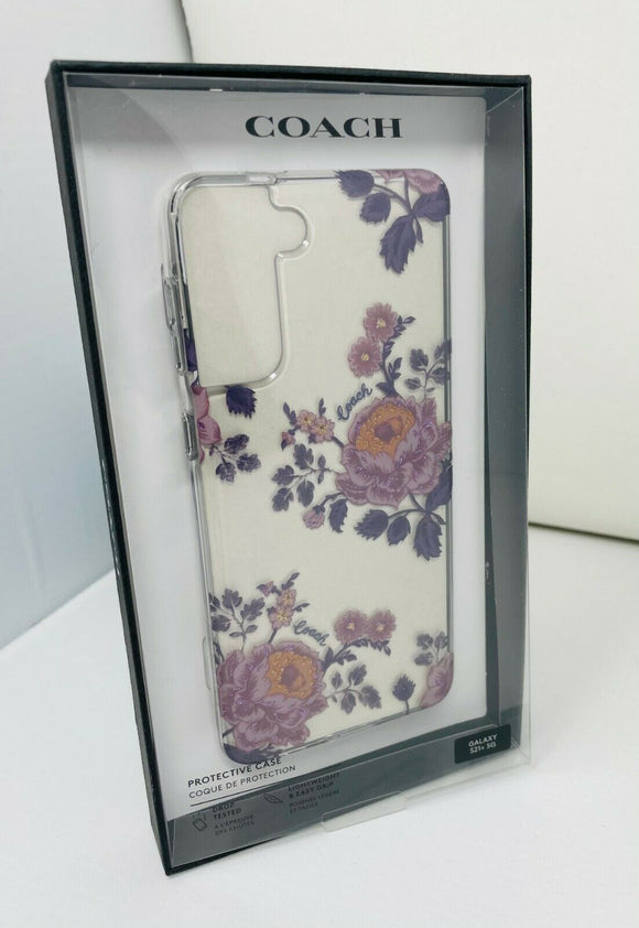 Coach Protective Case for Galaxy S21+ 5G - Moody Floral Multi/Clear